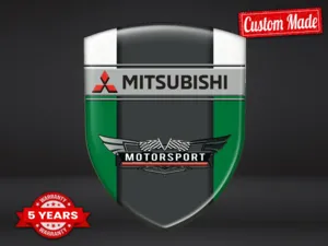 Mitsubishi Autocollants Bombés Auto Résistants Limité Stylé